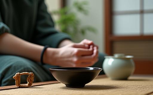 茶道を体験する外国人受講者